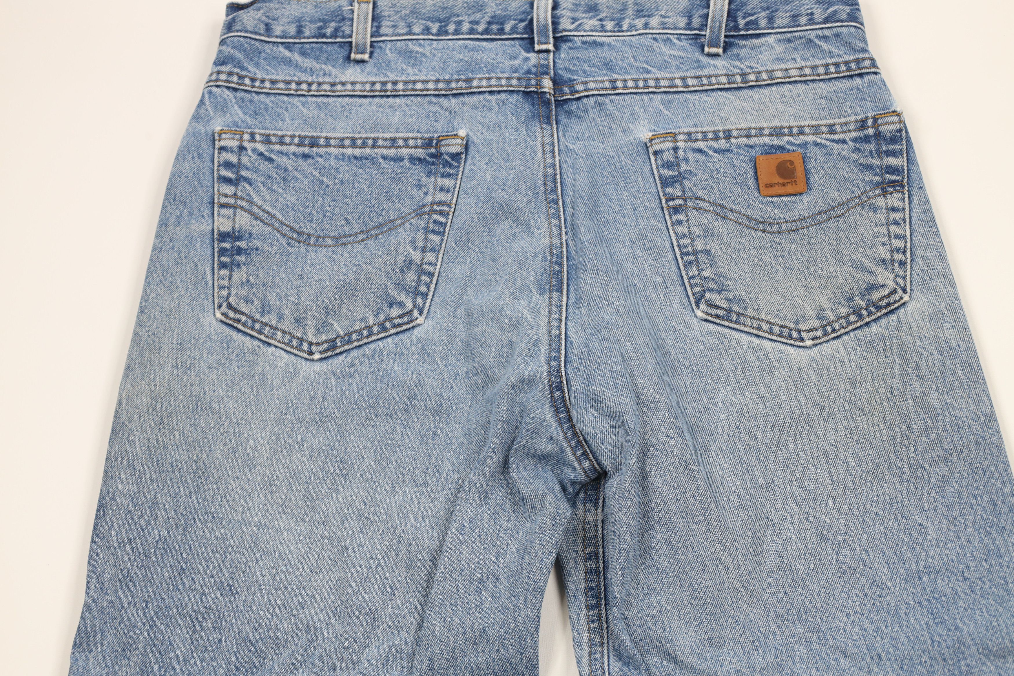 Carhartt Vintage Carhartt Spell Out Relaxed Fit Denim Jeans Blue Size US 36 / EU 52 - 8 Thumbnail