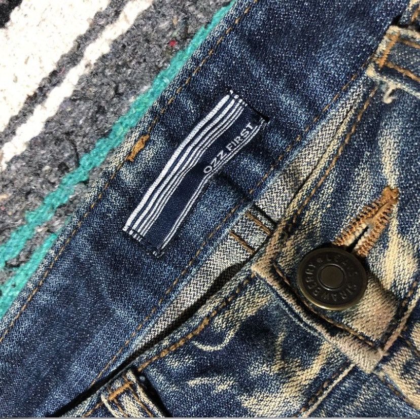 Beauty Beast 2000s Ozz First Mud Distressed Flare Denim Size US 29 - 13 Thumbnail