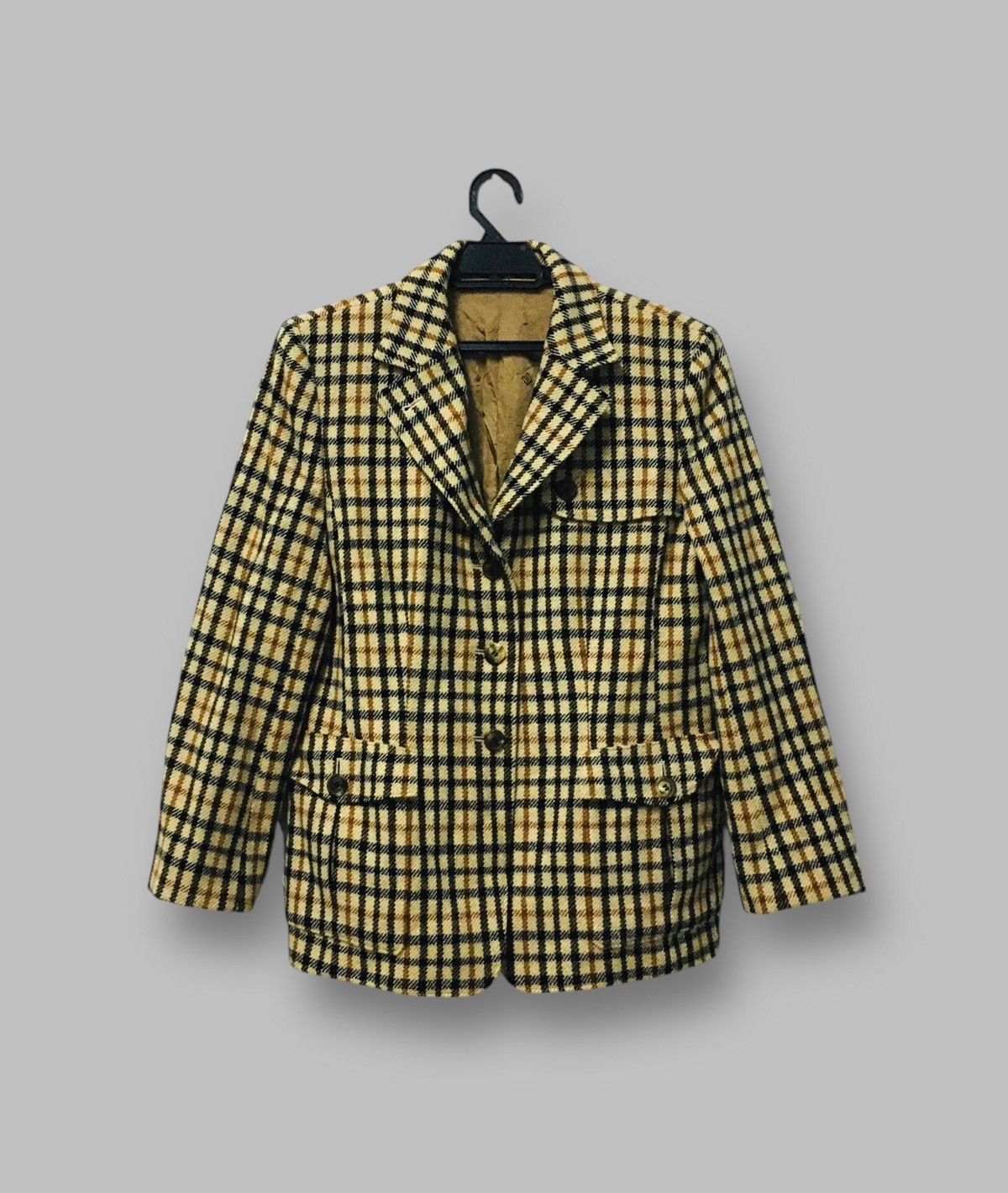DAKS A06 Daks London 110th Anniversary Checkered Blazer Size M / US 6-8 / IT 42-44 - 1 Thumbnail