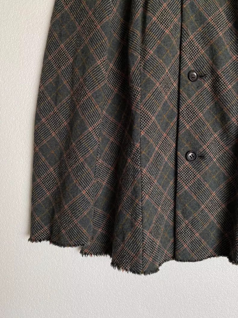 Comme des Garcons Comme Des Garcons size 均码 Plaid wool coat Size S / US 4 / IT 40 - 7 Thumbnail