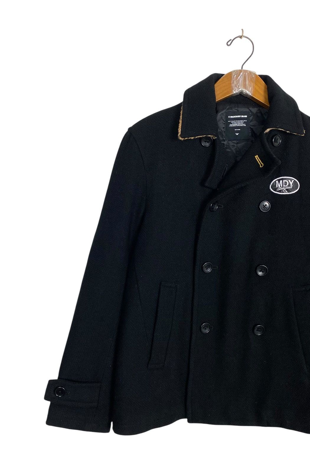 Japanese Brand Rare‼️ Mackdaddy Wool Double Breasted Pea Coat Made in Japan Size US S / EU 44-46 / 1 - 2 Thumbnail