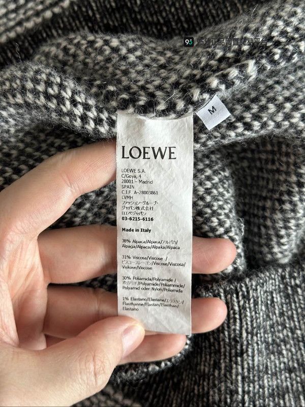 Loewe LOEWE Men's Floral Pattern Round Neck Pullover Sweater Size US M / EU 48-50 / 2 - 1 Thumbnail