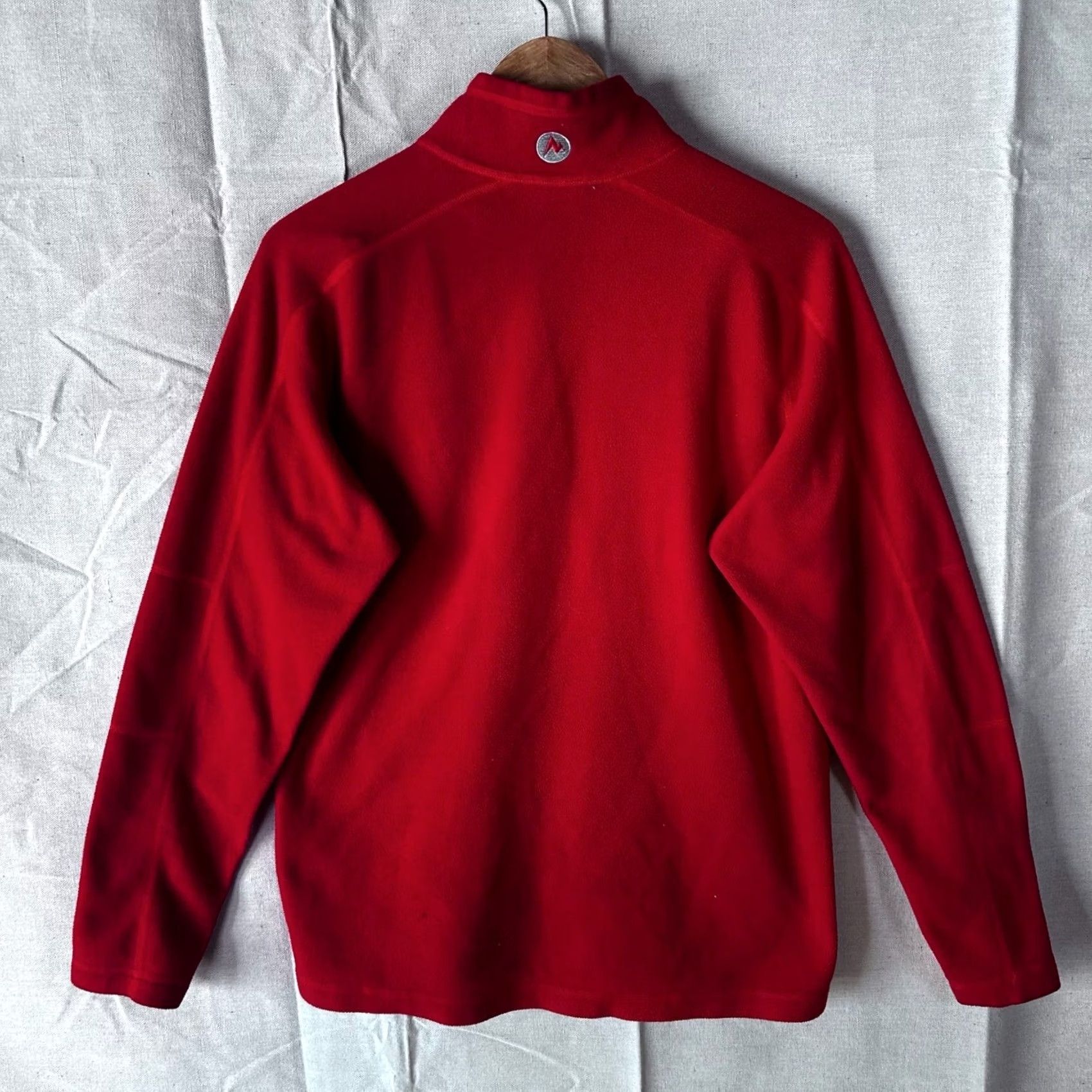 Marmot Marmot Polartec Classic Fleece 1/4 Zip Pullover Red Mens Size Medium Size US M / EU 48-50 / 2 - 3 Thumbnail