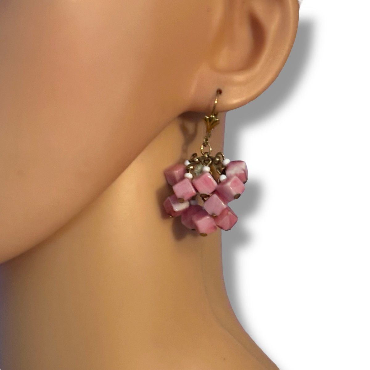 Other Rose quartz cluster dangle earrings Size ONE SIZE - 3 Thumbnail