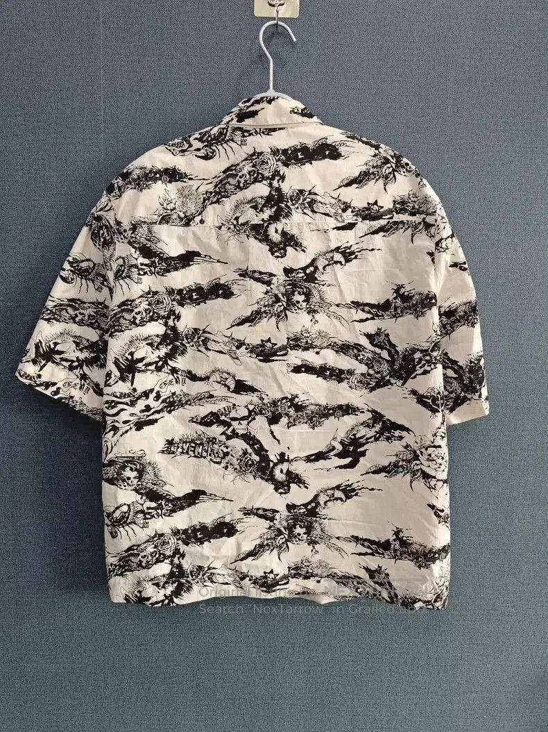Givenchy Givenchy 21FW Gothic Short Sleeve Shirt . Size US L / EU 52-54 / 3 - 2 Thumbnail