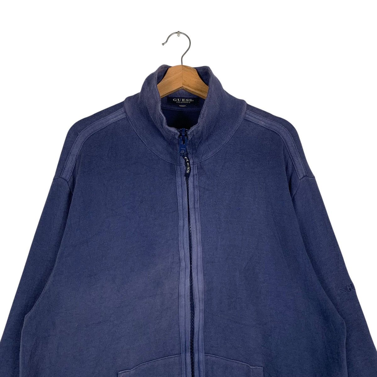Guess GUESS CLASSIC Blue Sweater Jacket #1521-C68 Size US M / EU 48-50 / 2 - 2 Thumbnail