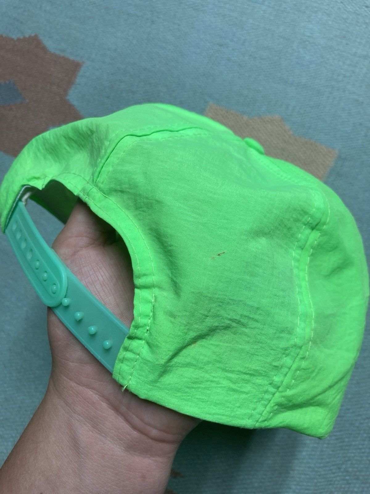 Vintage Vintage SnapBack hat discount tire Michelin neon green nylon Size ONE SIZE - 7 Thumbnail