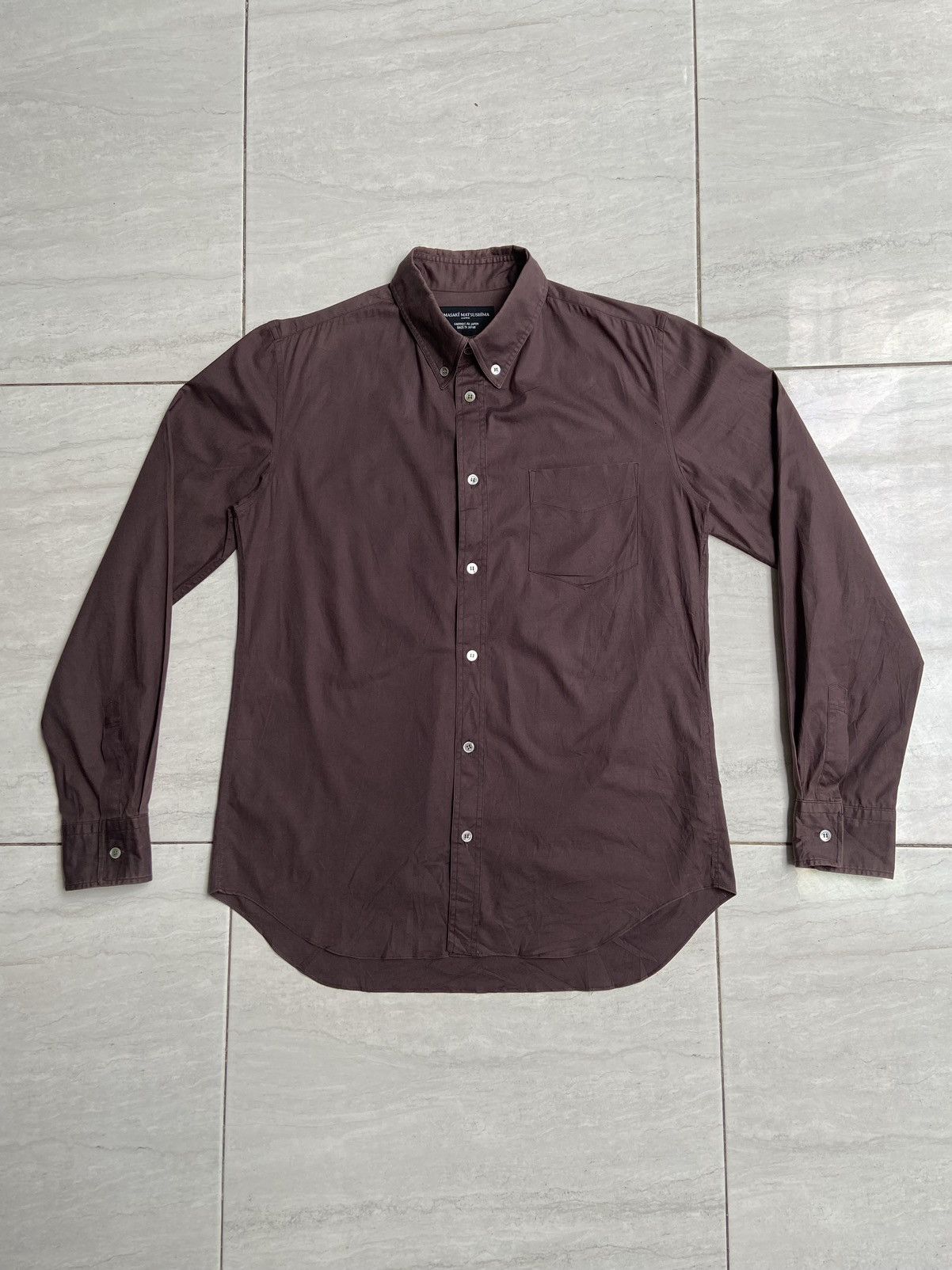 Masaki Matsushima MASAKI MATSUSHIMA Brown Shirt Size US M / EU 48-50 / 2 - 1 Thumbnail