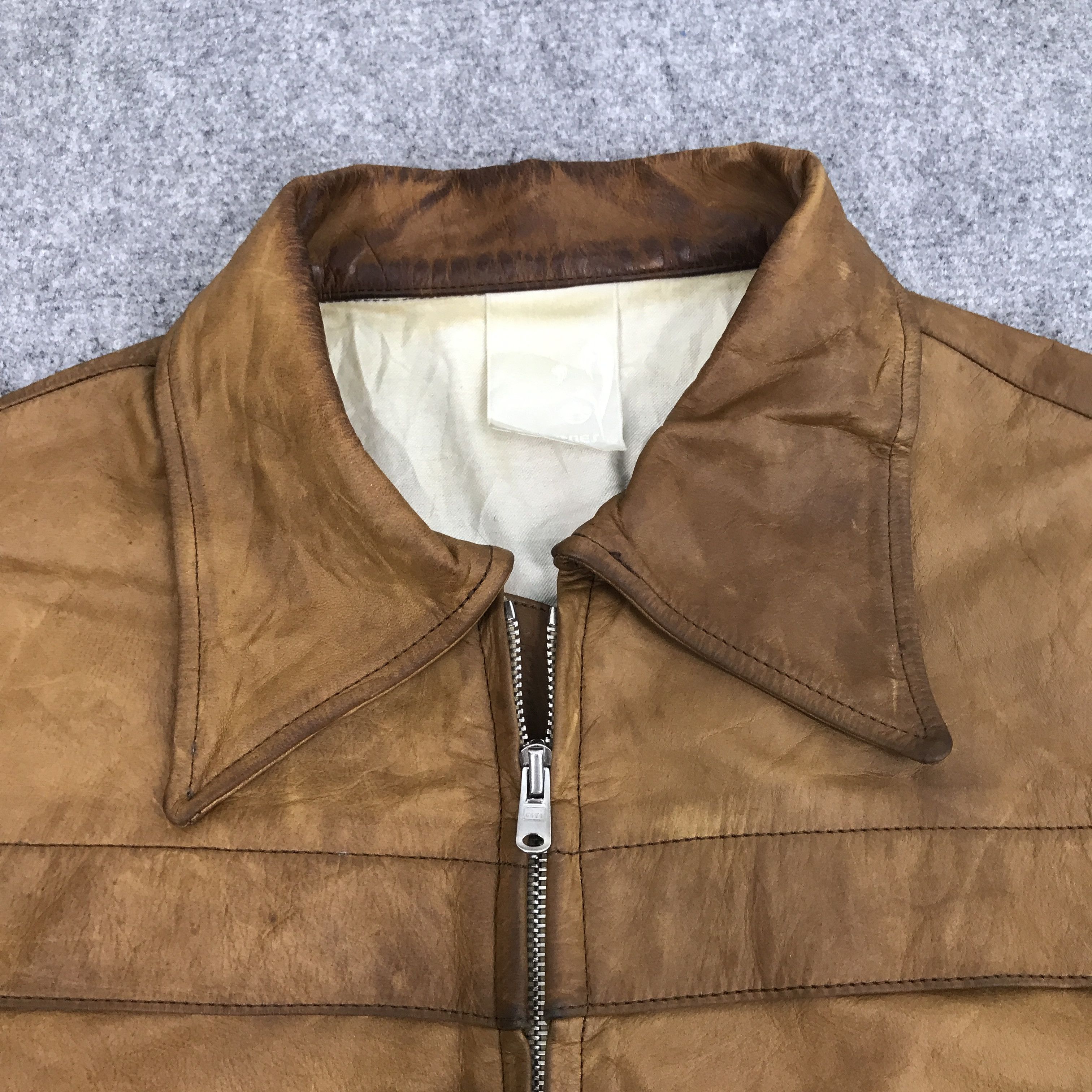 Japanese Brand Japan Liquid leather Bomber jacket Size US M / EU 48-50 / 2 - 8 Thumbnail