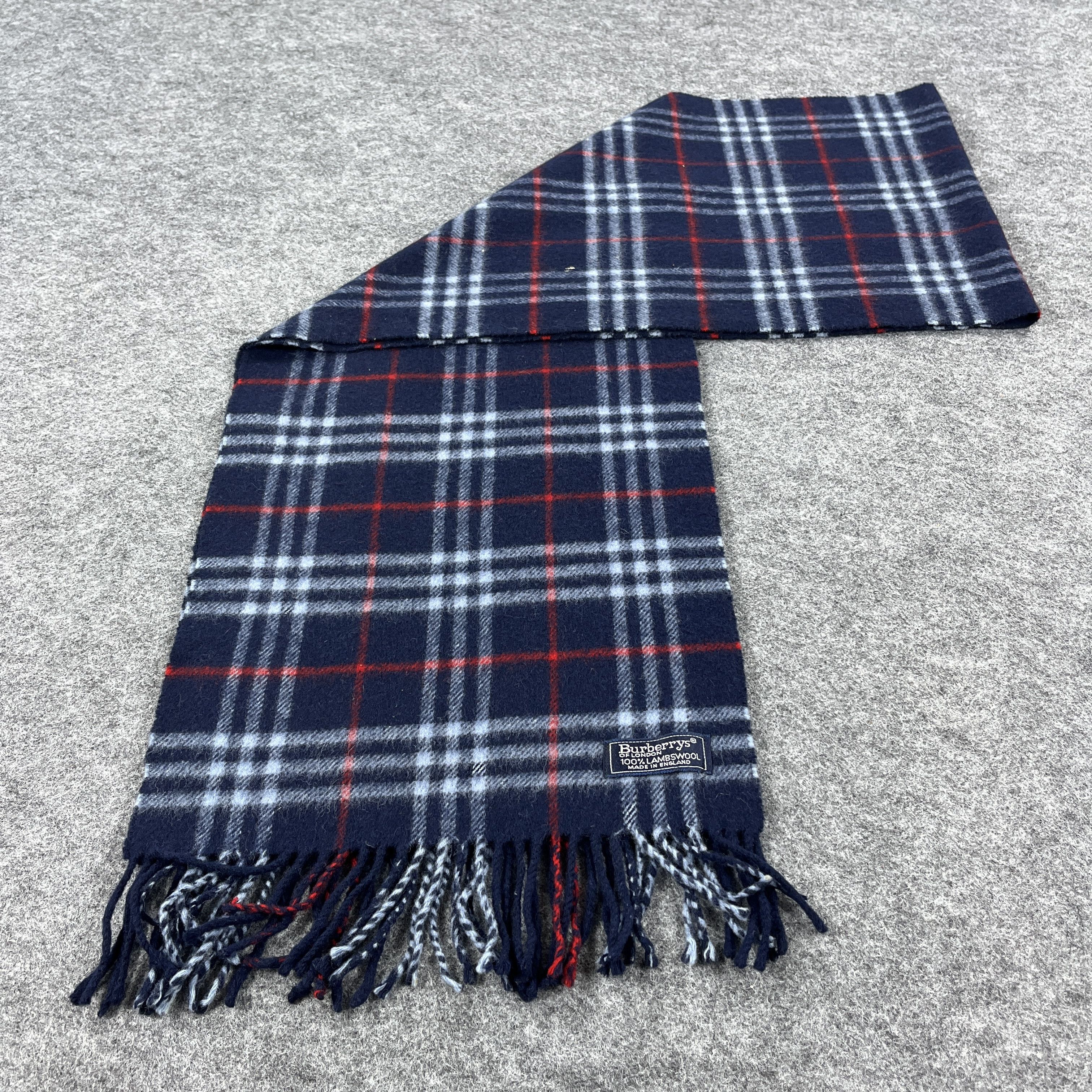 Burberry × Vintage Burberry Scarf / Muffler / Neckwear T1053 Size ONE SIZE - 3 Thumbnail