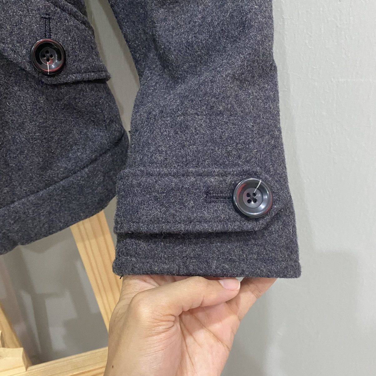 PPFM PPFM Archive Napoleon Fur Hooded Wool Jacket Y2K Punk Style Size US M / EU 48-50 / 2 - 12 Thumbnail