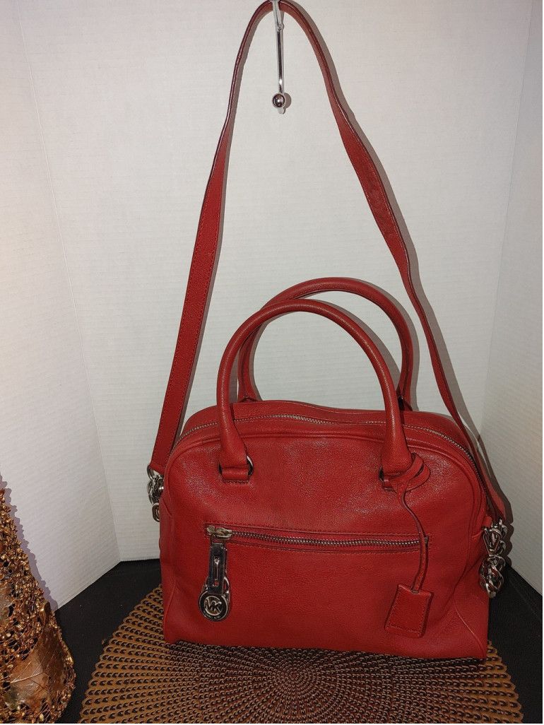 Michael Kors Michael Kors Knox Leather Satchel Size ONE SIZE - 1 Thumbnail