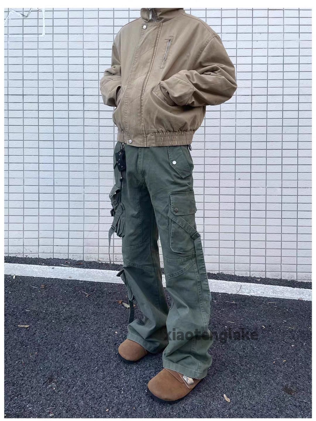 Designer × Japanese Brand × Vintage washed faded utility punk flared yuppie cargo pants Size US 28 / EU 44 - 2 Thumbnail