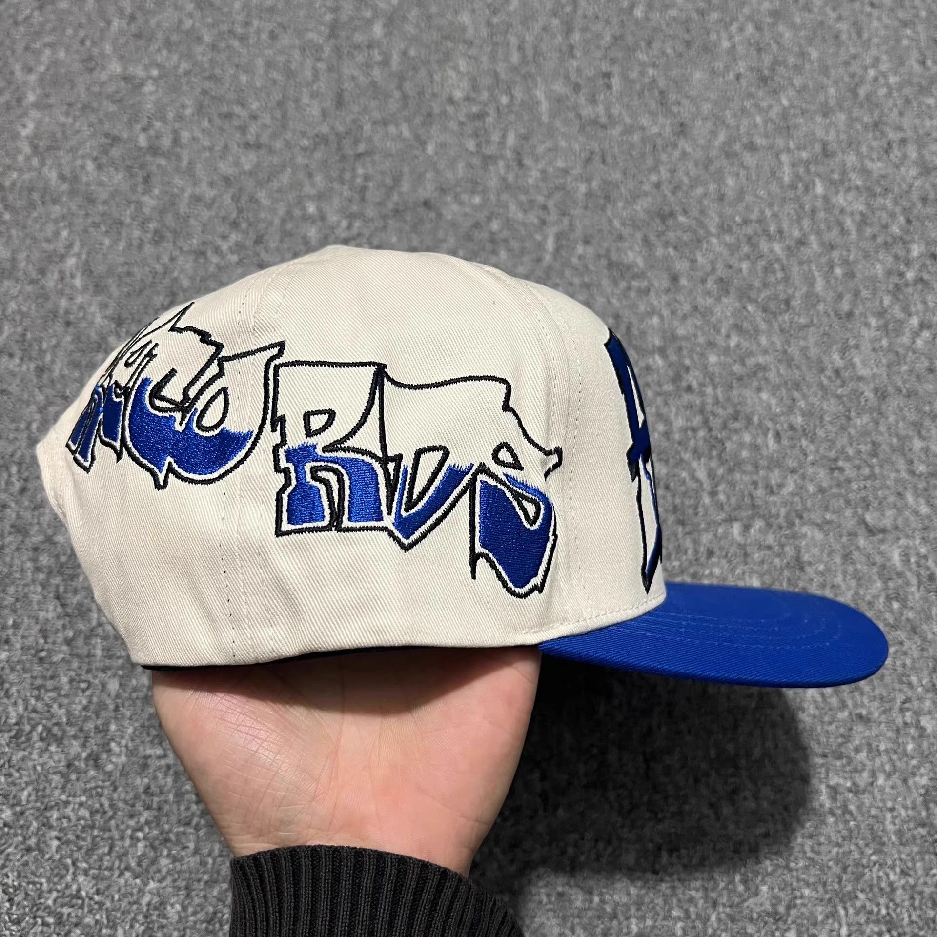 HELLSTAR Hellstar street funnyembroideredcurvedbrimbaseball cap Q7 Size ONE SIZE - 6 Thumbnail