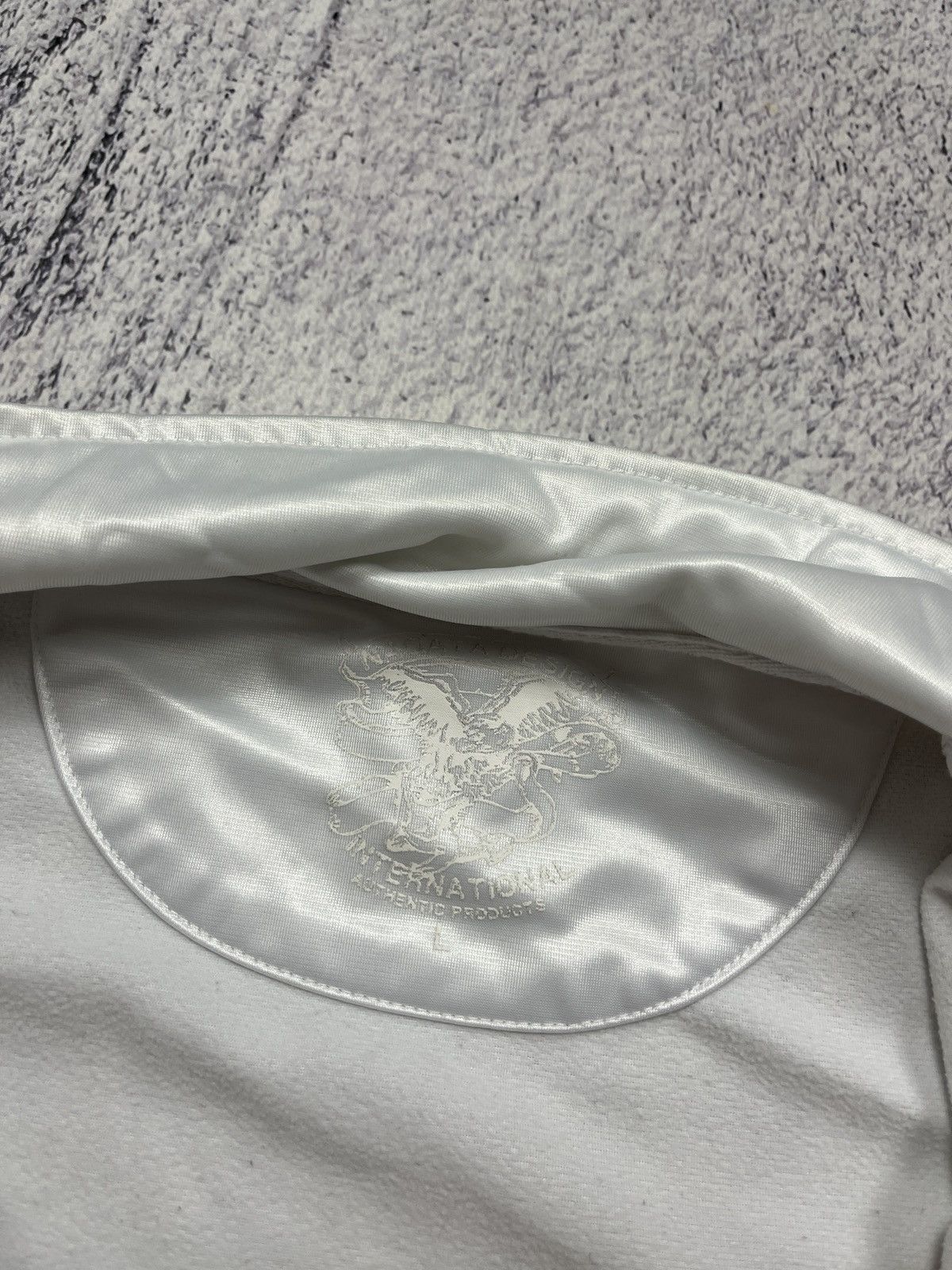 Vintage Italia Forza Azzuri Big Logo White Zip Track Jacket Hype Y2K Size US L / EU 52-54 / 3 - 14 Thumbnail