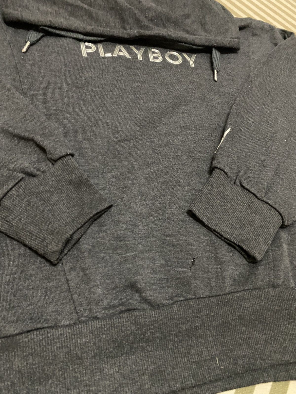Playboy Playboy Bunny Wording Hoodie Size US XXL / EU 58 / 5 - 2 Thumbnail