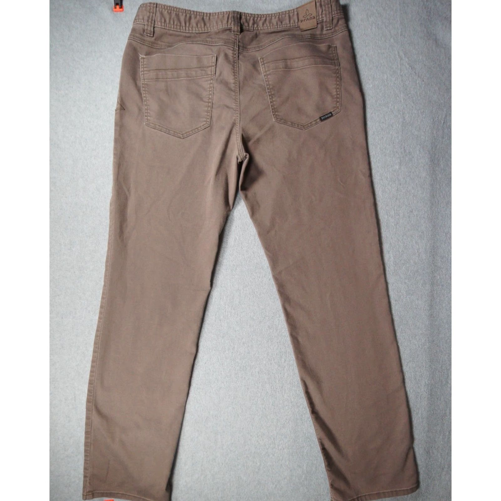 Prana Prana Jeans Mens Slim Fit Brown 36x33 5-Pocket Design Stretch Outdoor Casual Adult Pants Size US 36 / EU 52 - 4 Thumbnail