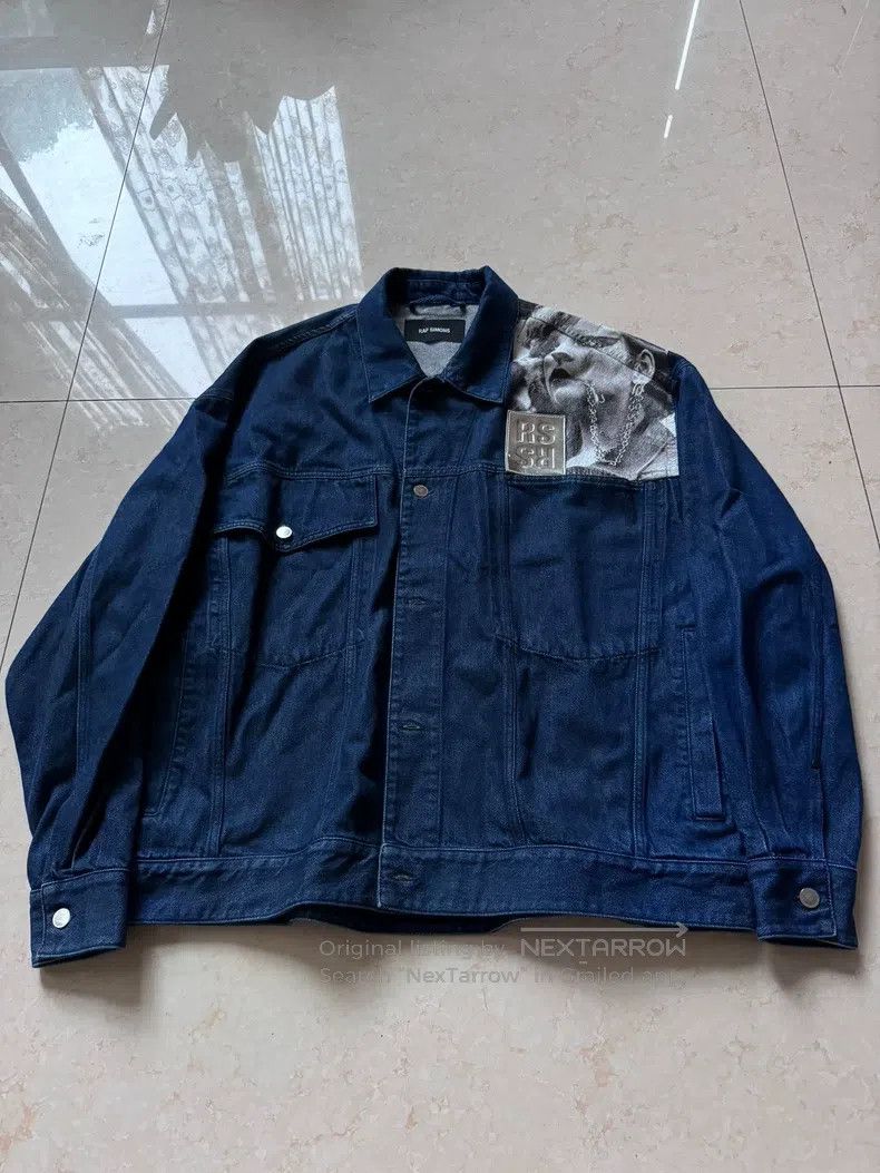 Raf Simons Jean Jacket Raf Simons Portrait Denim Jacket