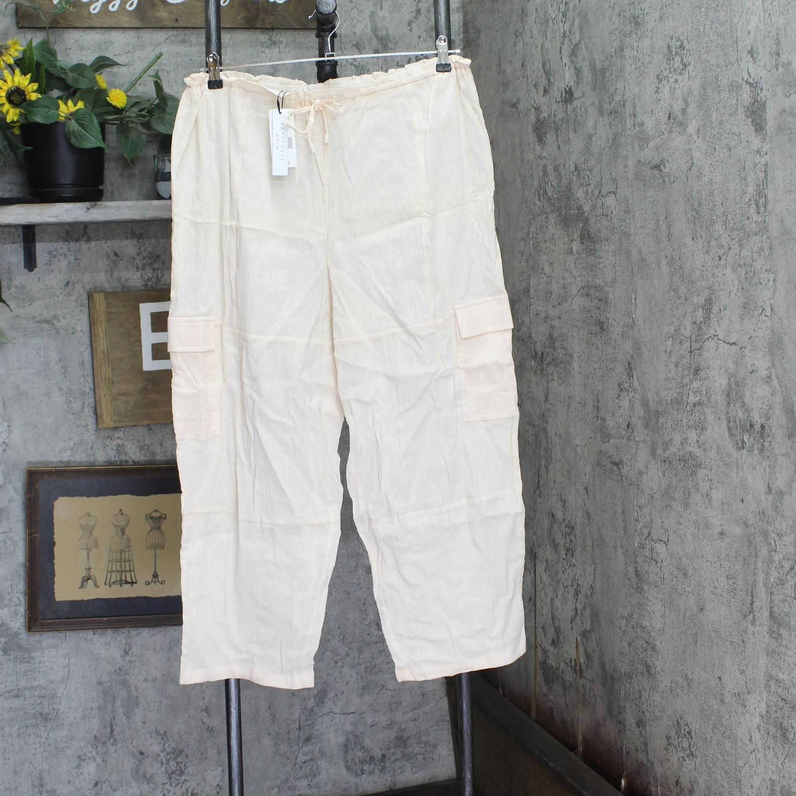 Sanctuary Nwt Sanctuary Womens Cargo Pants Sacc24849 White Sand Pink L Size 36" / US 14 / IT 50 - 1 Thumbnail