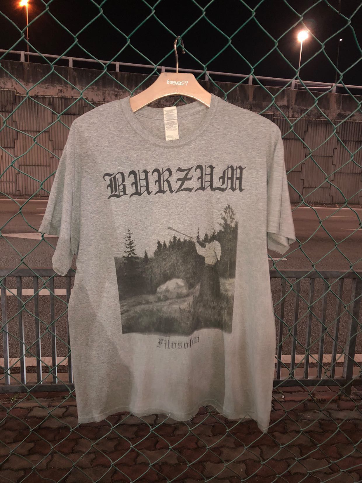 Band Tees Burzum Filosofem Vintage Black Metal Mayhem rare Size US L / EU 52-54 / 3 - 1 Thumbnail