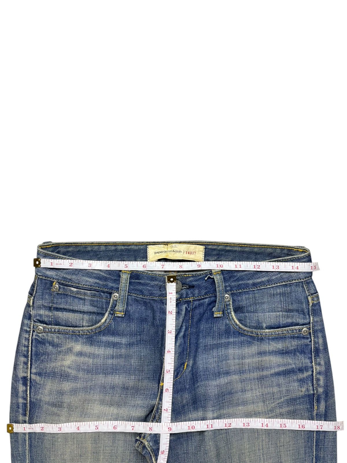 Japanese Brand × Paper Denim & Cloth Vintage USA Paper Denim Clothes Mud Wash Flare Jeans Size 30" / US 8 / IT 44 - 13 Thumbnail