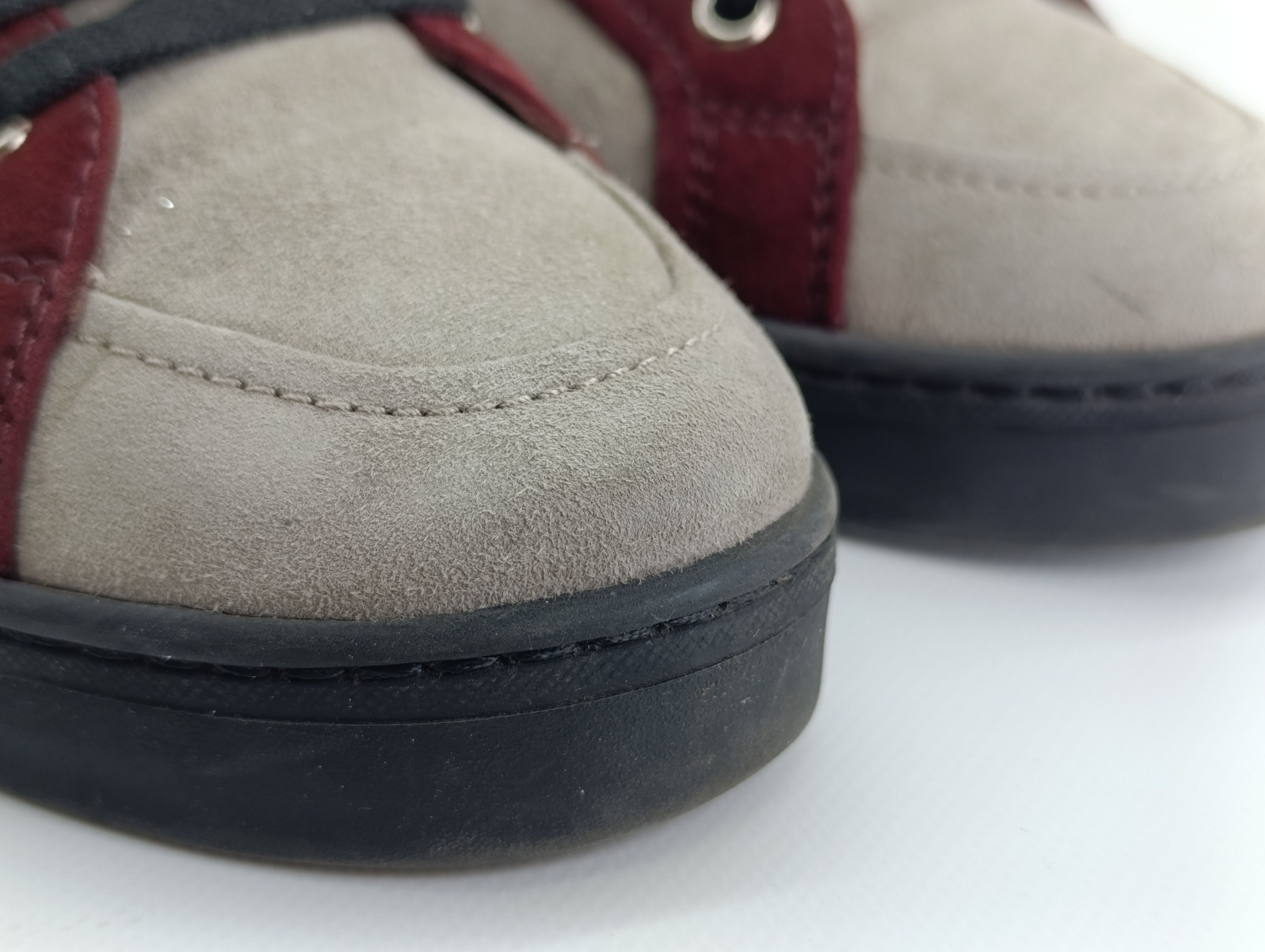 Prada PRADA WOMENS SUEDE ANKLE BOOTS LACE UP HIGH-TOP SNEAKERS Size US 7.5 / IT 37.5 - 4 Thumbnail