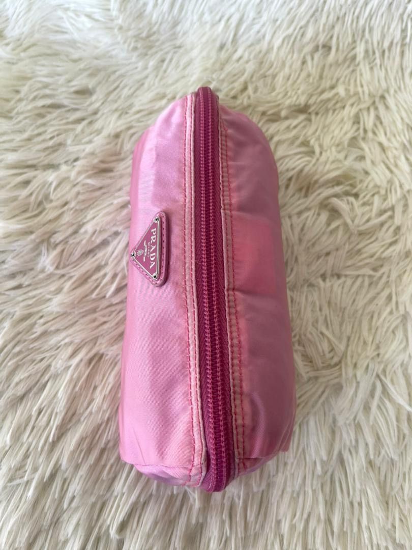 Prada Prada Fuschia Tessuto Nylon Zip Pouch Size ONE SIZE - 15 Thumbnail