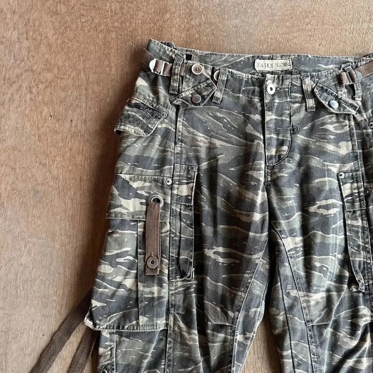 Vintage RARE‼️ W30 L31 FLARE/BOOTCUT Japanese Vtg Bondage Punk Cargo Size US 30 / EU 46 - 6 Thumbnail