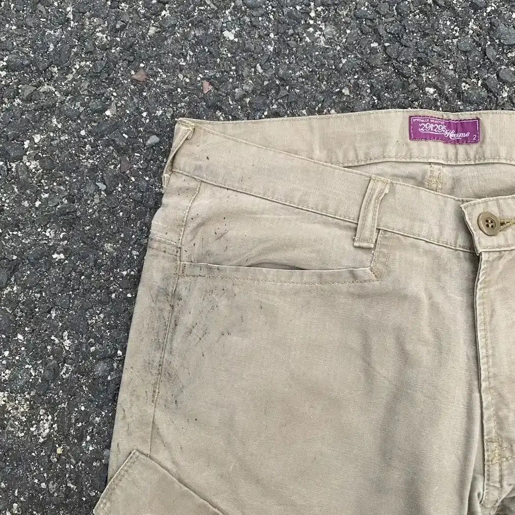 Beauty Beast 🔥RUSTY DIRTY🔥291295=HOMME UTILITY TROUSER FLARE CARGO PANTS Size US 30 / EU 46 - 6 Thumbnail