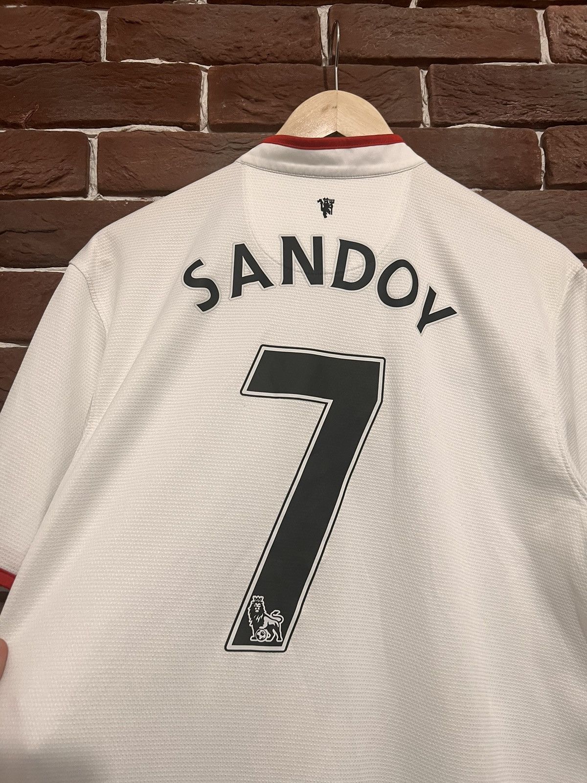 Nike Rare Y2K Manchester United #7 Sandoy Nike Football Jersey Size US M / EU 48-50 / 2 - 4 Thumbnail