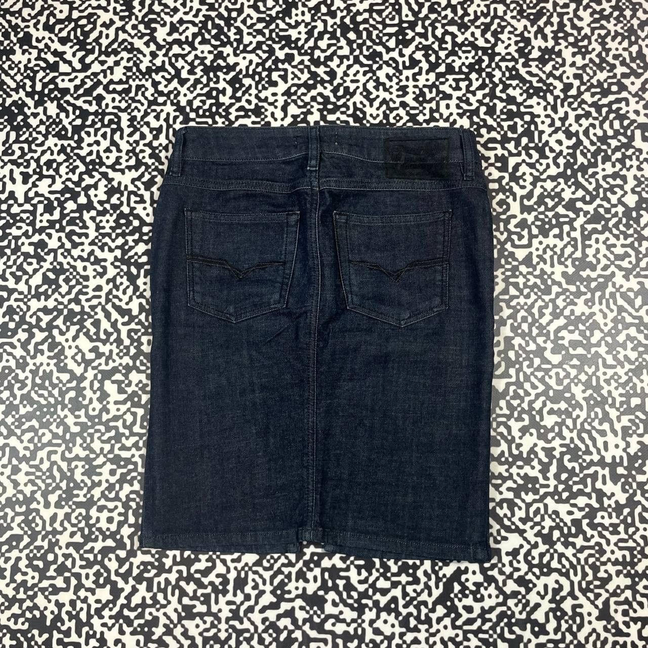Diesel Vintage Y2K Diesel Japanese Style Casual Denim Midi Skirt Size 24" / US 00 / IT 34 - 5 Thumbnail