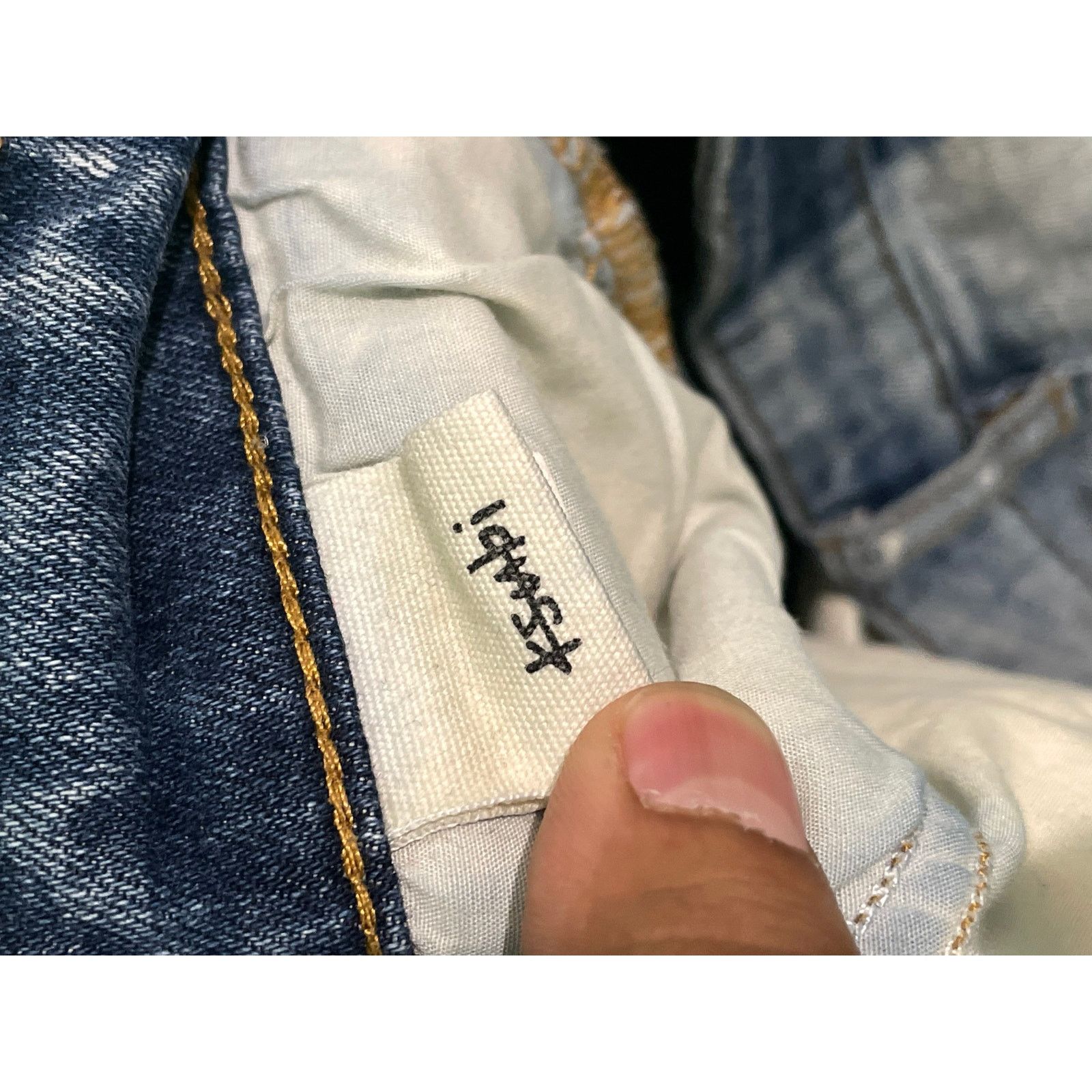 Ksubi Ksubi Bleach Wash Blue Jeans Size US 32 / EU 48 - 3 Thumbnail