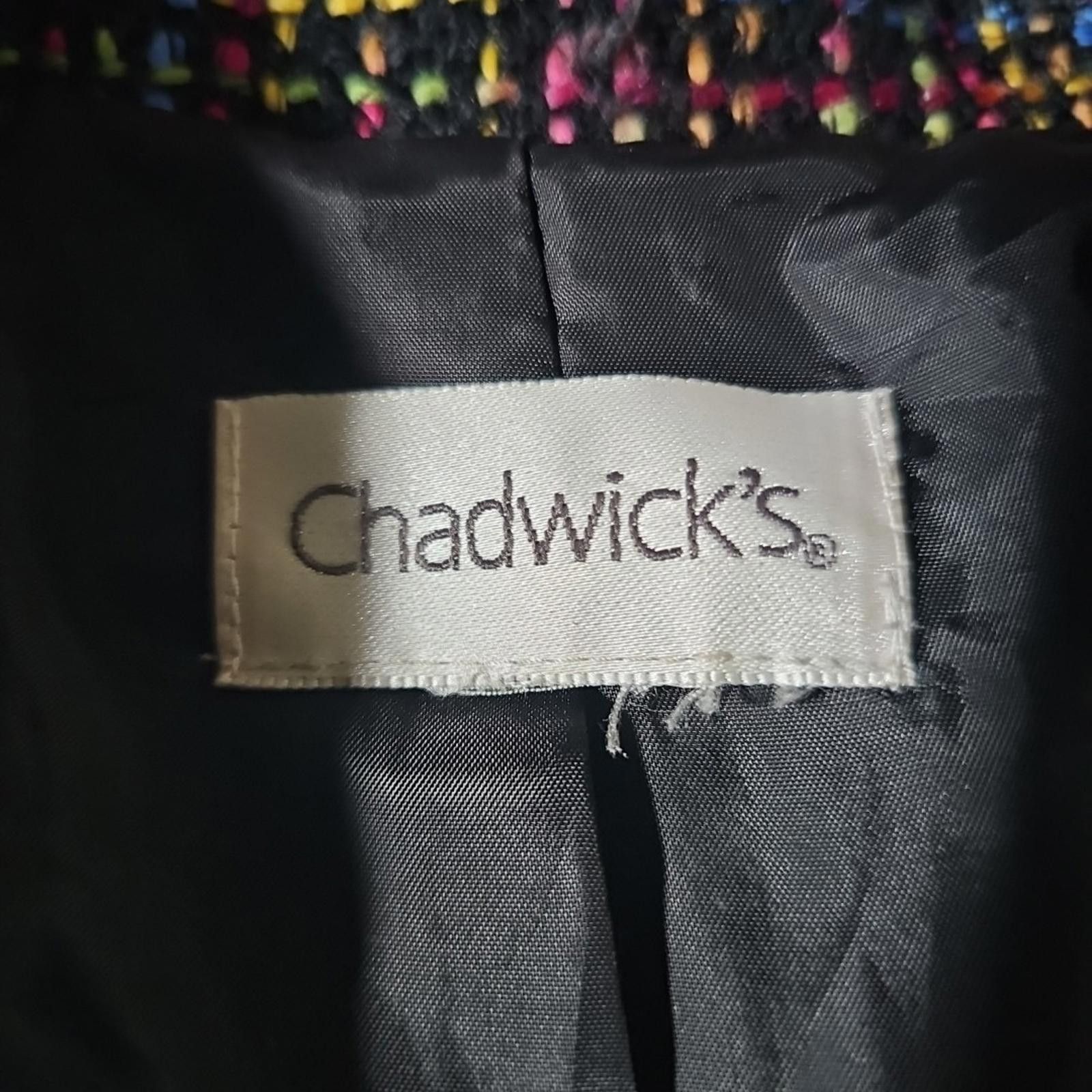 Other Chadwicks Thick Weave 3 Button Blazer SEE MEASUREMENTS Size M / US 6-8 / IT 42-44 - 4 Thumbnail