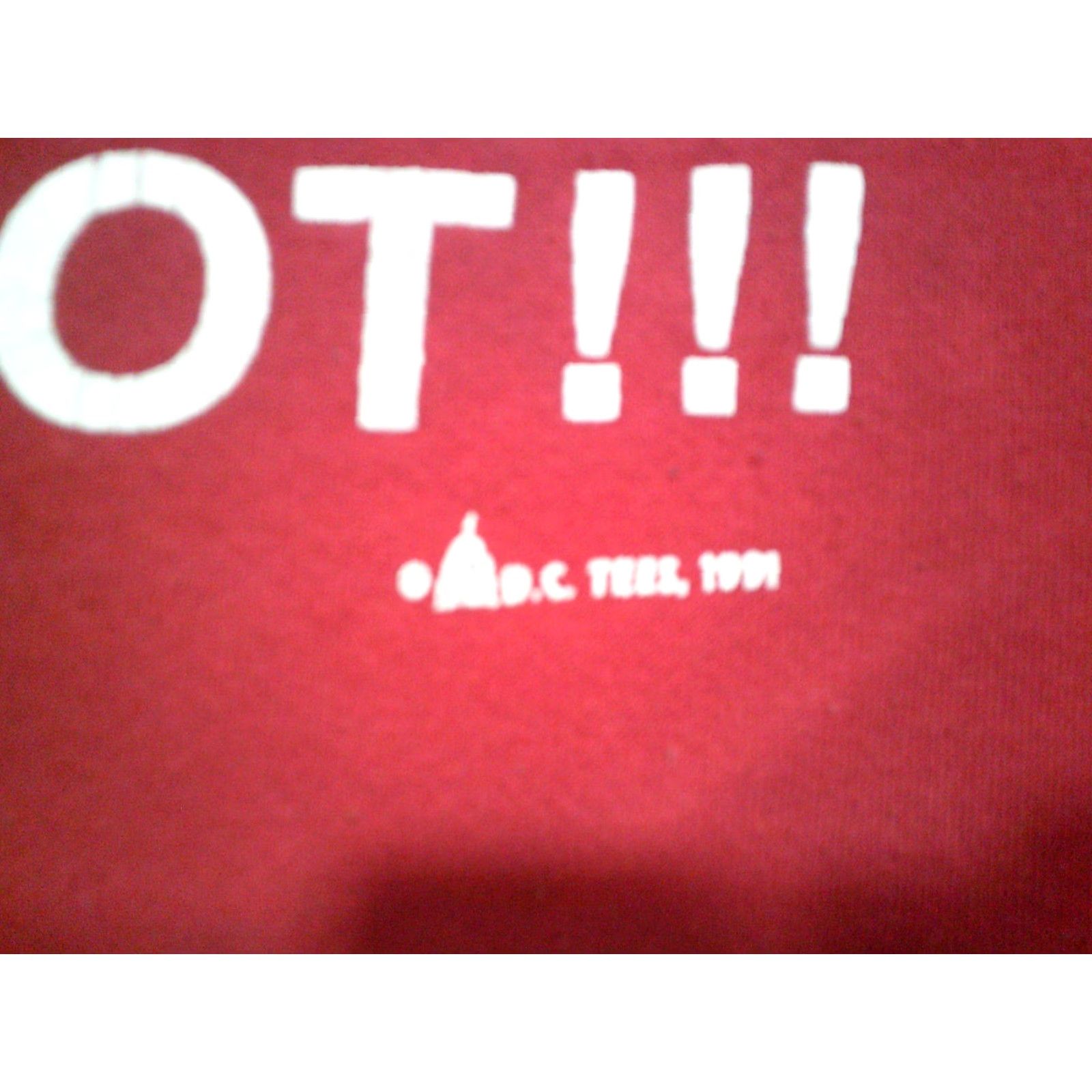 Delta VINTAGE Delta Sweatshirt 90s Crewneck Mens XL Red Graphic Print Logo DC Tees Pullover Shirt Men Size US XL / EU 56 / 4 - 4 Thumbnail