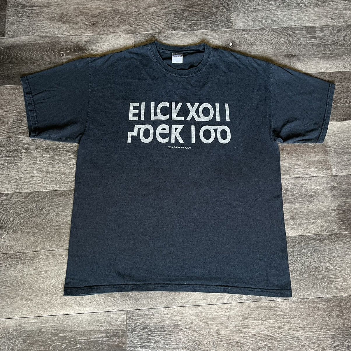 Vintage Vintage Y2K Fuck You Secret Message Spellout Parody T shirt Size US XL / EU 56 / 4 - 1 Thumbnail