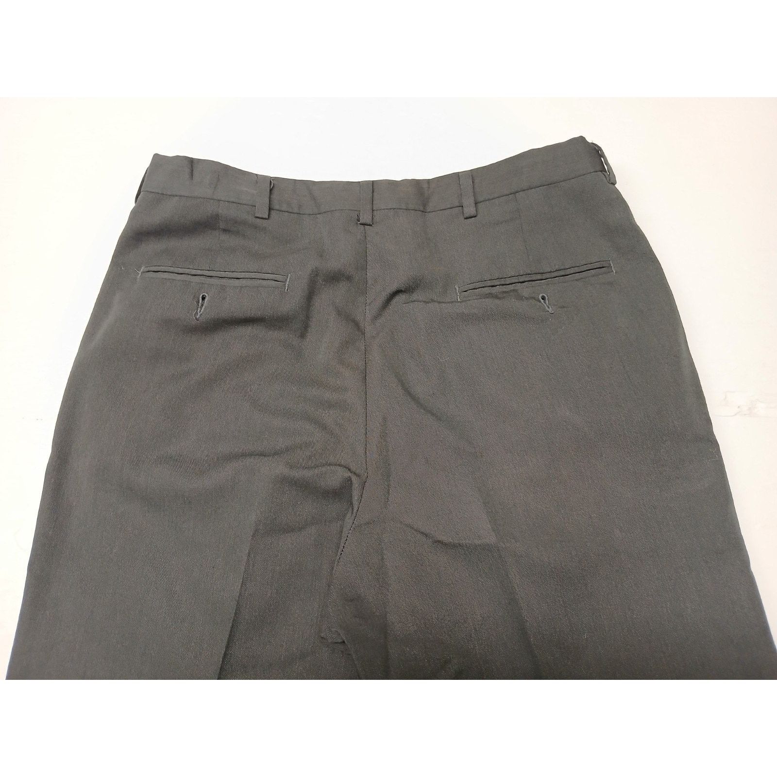 Haggar Haggar (32x32) Black Straight Fit Soft Dress Slacks Size US 32 / EU 48 - 7 Thumbnail