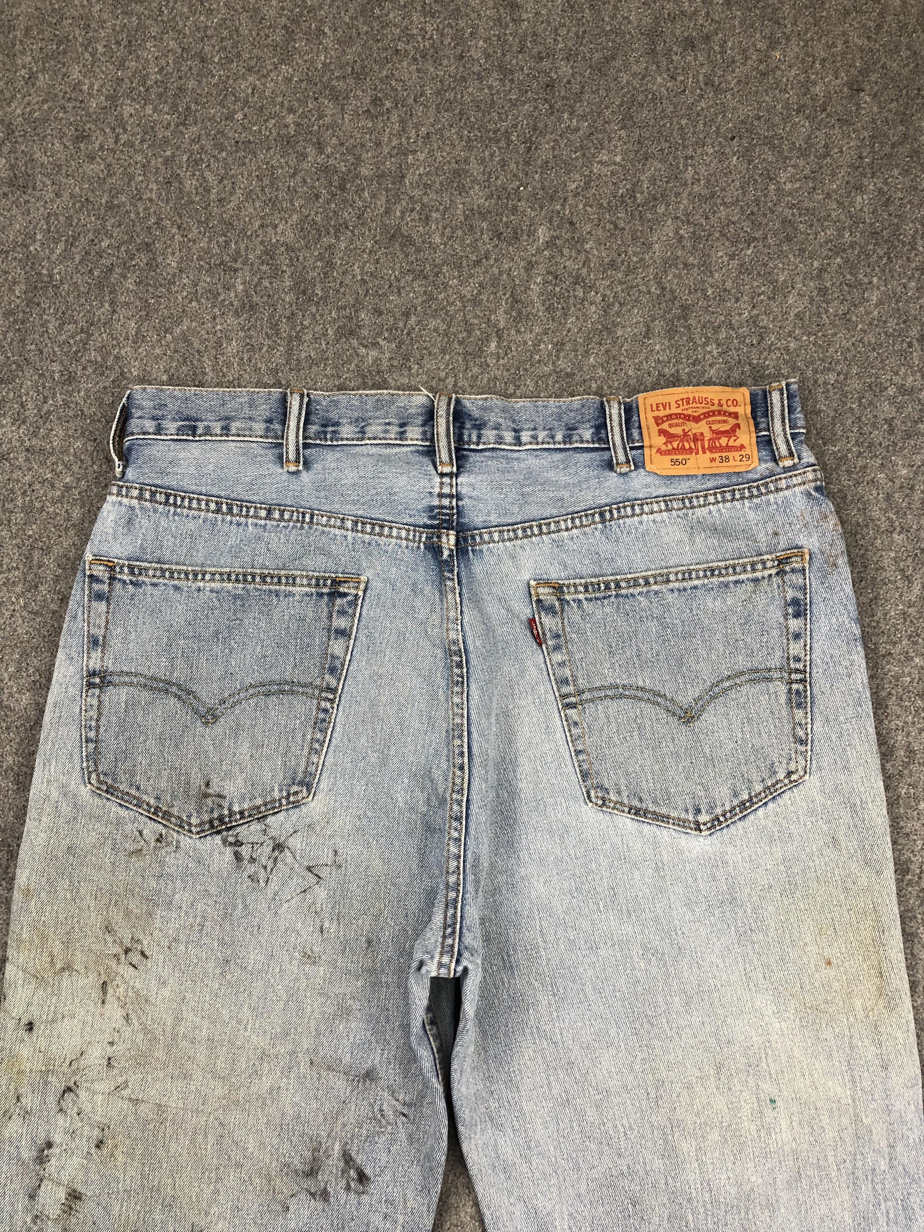 Levi's Light Wash Vintage Levis 550 Jeans DP1488 Size US 40 / EU 56 - 4 Thumbnail