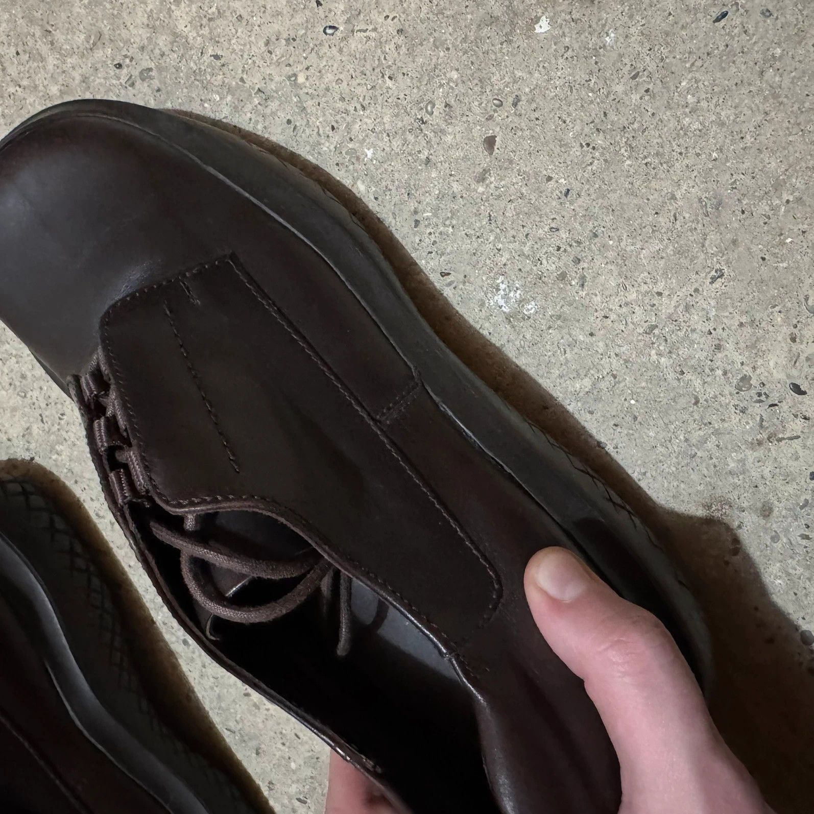 Prada Fw99 Prada Leather vibram low boots Size US 7 / IT 37 - 9 Thumbnail