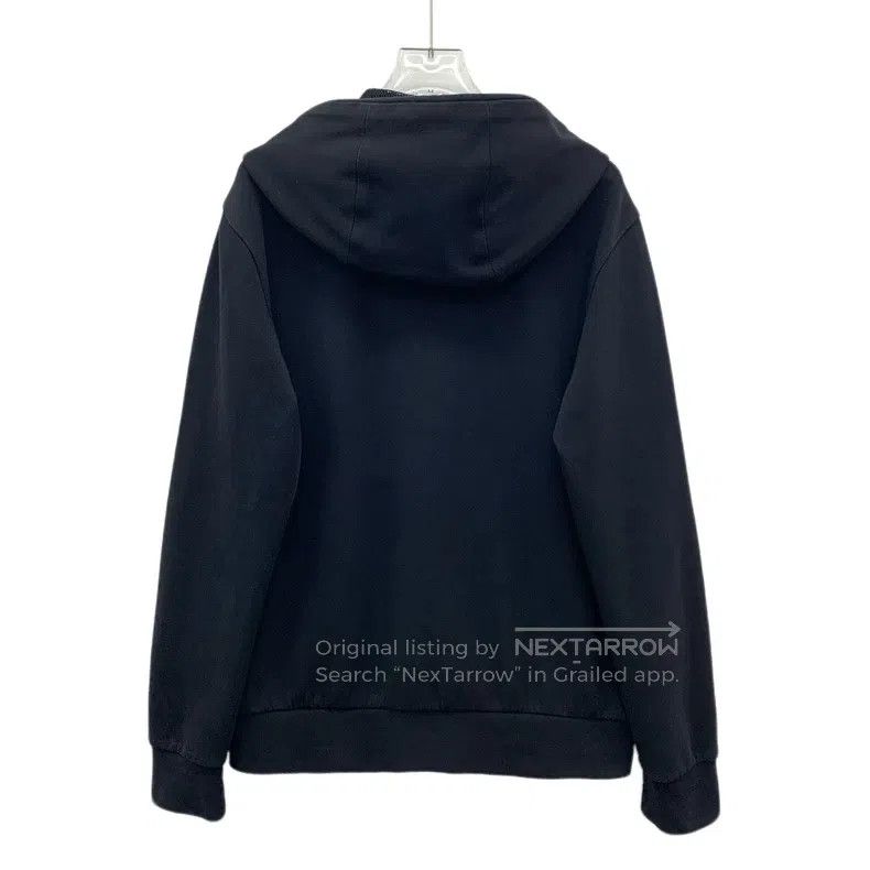 Fendi Fendi Black Logo Monogrammed Cotton Hooded Drawstring Zipp Size US S / EU 44-46 / 1 - 2 Thumbnail