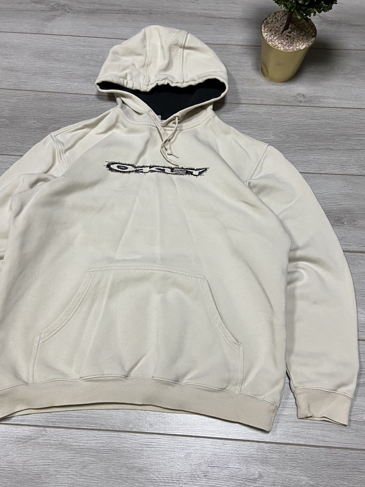 Oakley Oakley big logo distressed hoodie spell out Size US L / EU 52-54 / 3 - 3 Thumbnail