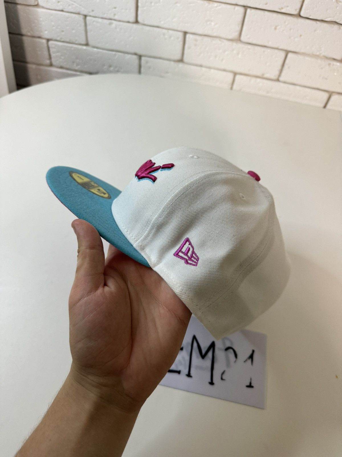 New Era Miami Heat New Era cap hat Size ONE SIZE - 3 Thumbnail