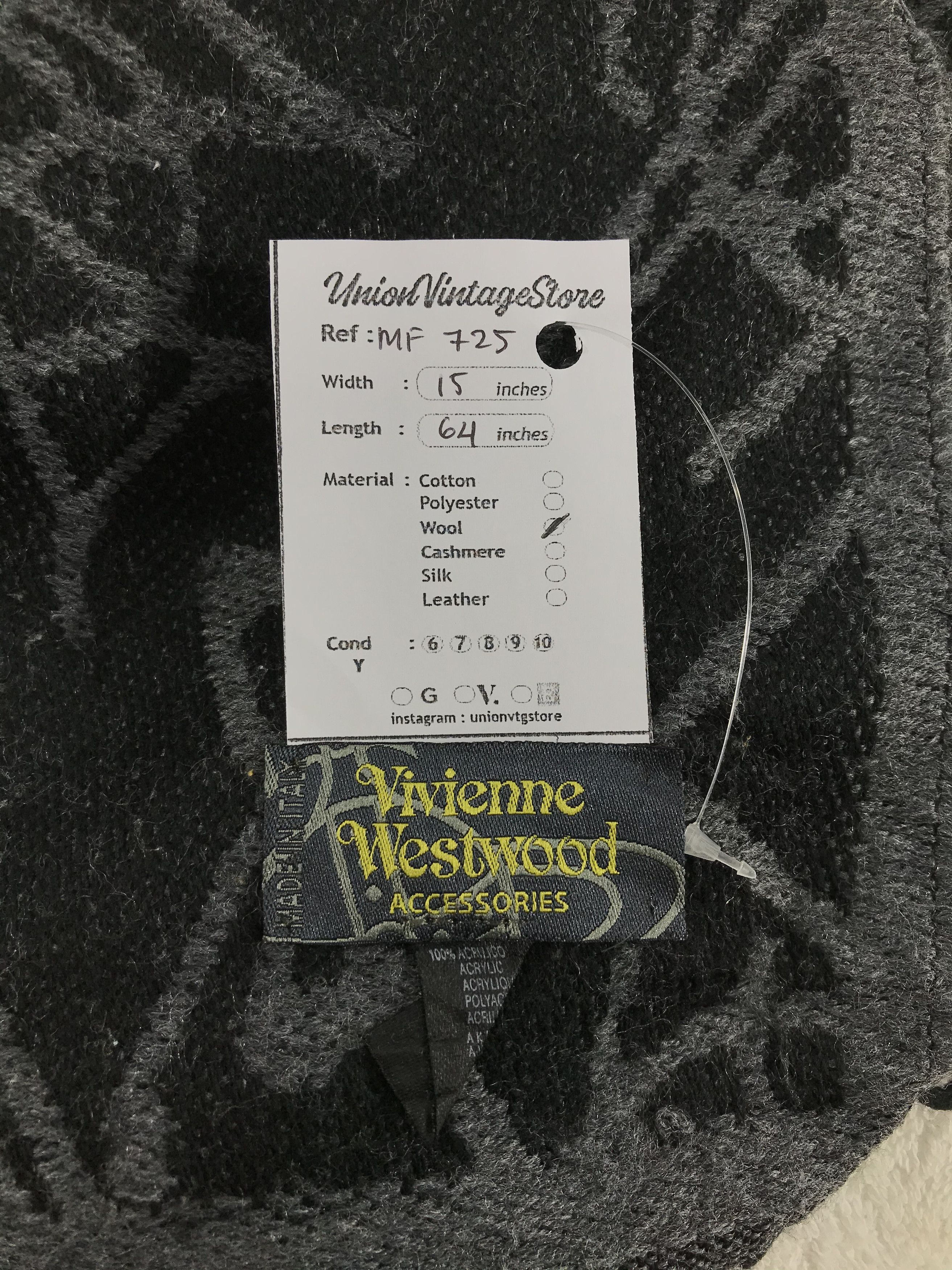 Vivienne Westwood Vintage Vivienne Westwood Scarf/Muffler/Neckwear MF725 Size ONE SIZE - 5 Thumbnail