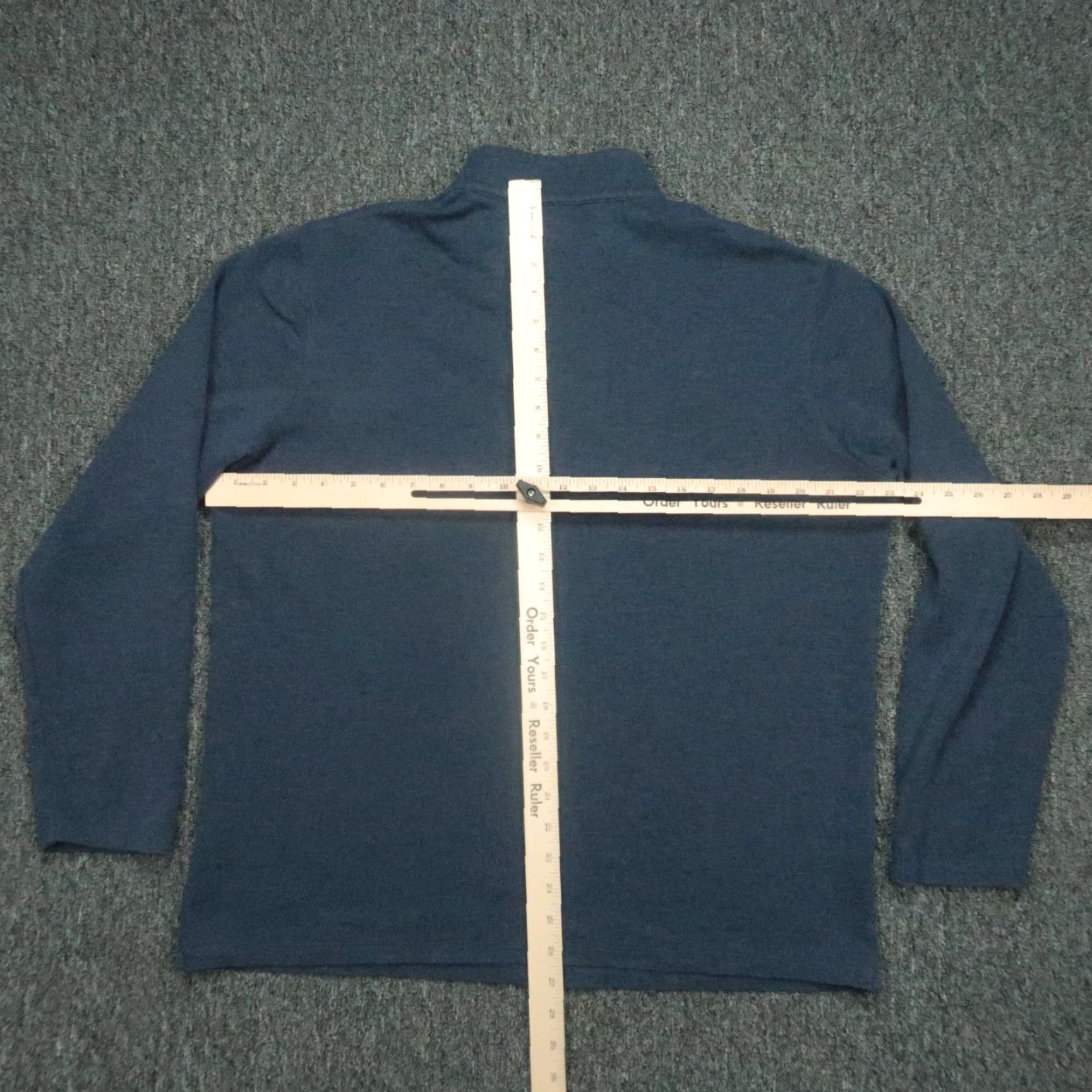 Mizzen+Main Mizzen Main Sweater Mens Extra Large Blue Quarter Zip Pullover Jumper XL Size US XL / EU 56 / 4 - 6 Thumbnail