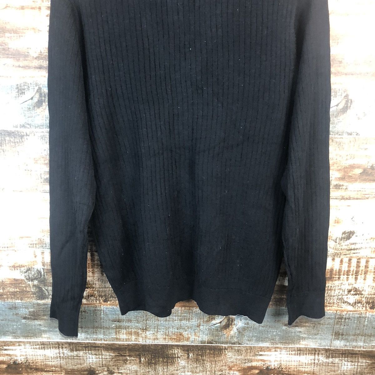 Japanese Brand UJ Black vintage plain Cardigan Knitwear #A2267 Size US M / EU 48-50 / 2 - 14 Thumbnail