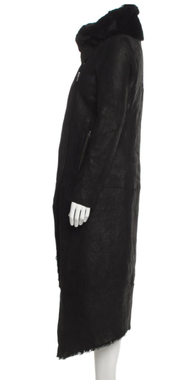 Helmut Lang Helmut Lang Lamb Leather Faux Fur Coat Size: S Size S / US 4 / IT 40 - 3 Thumbnail