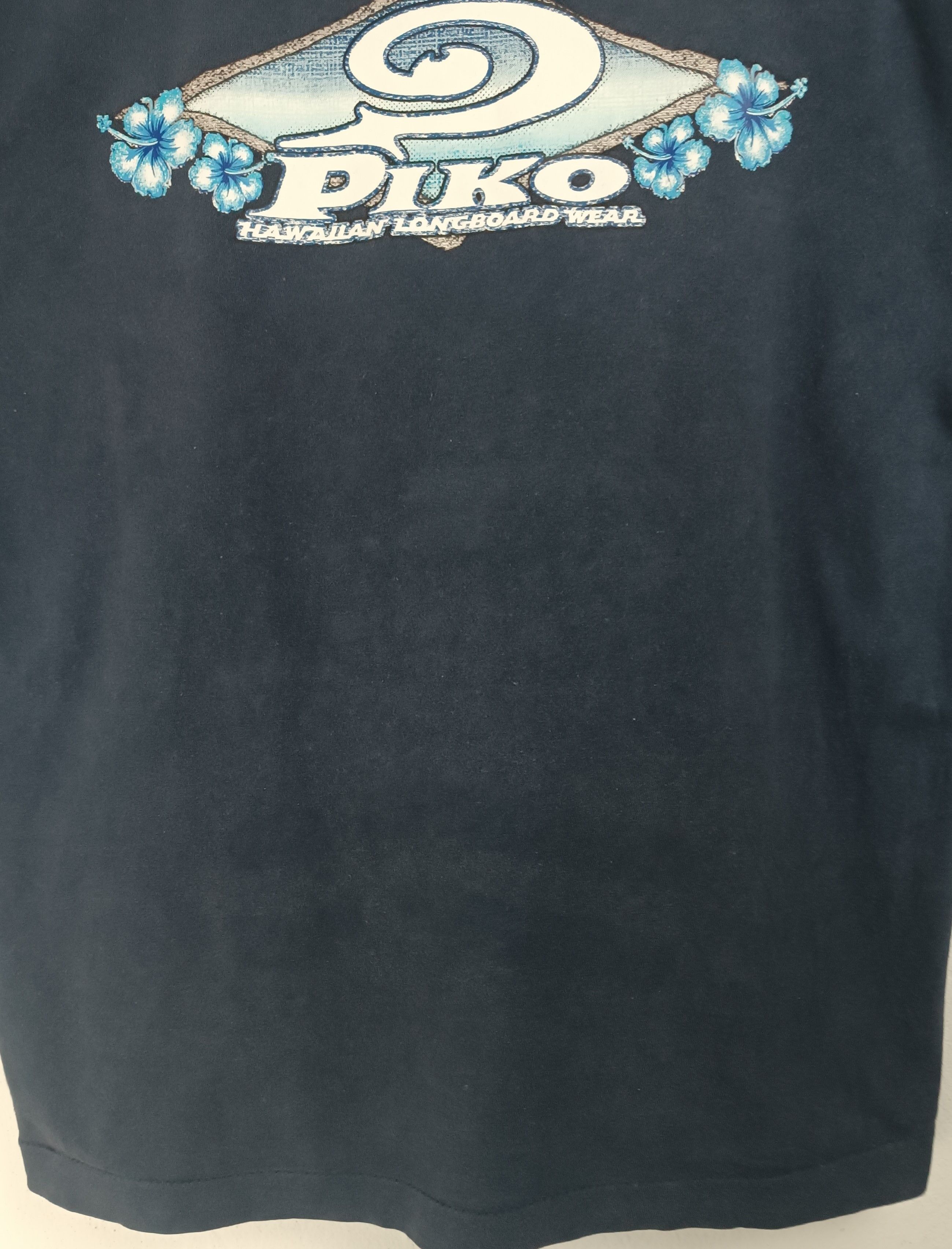 Vintage VINTAGE 90'S FADED PIKO HAWAIIAN LONGBOARD T&C SURF BEACH Size US M / EU 48-50 / 2 - 12 Thumbnail