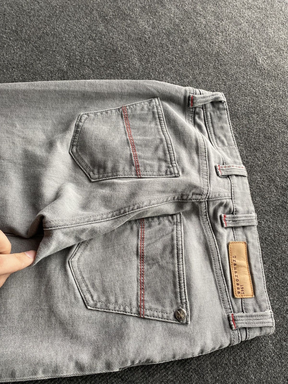 Other 🔥Tramarossa Sartoria Gray Designer straight jeans 30 Size US 30 / EU 46 - 20 Thumbnail