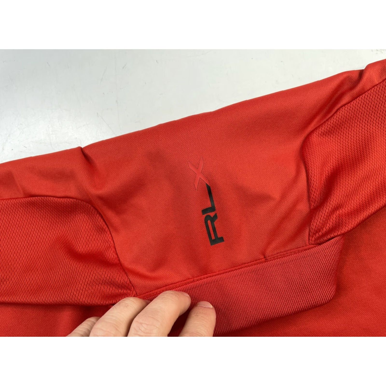 Ralph Lauren RLX Polo Golf Shirt Men Large Red Snap Button Whistling Straights RLX Polo Golf Shirt Size US L / EU 52-54 / 3 - 4 Thumbnail