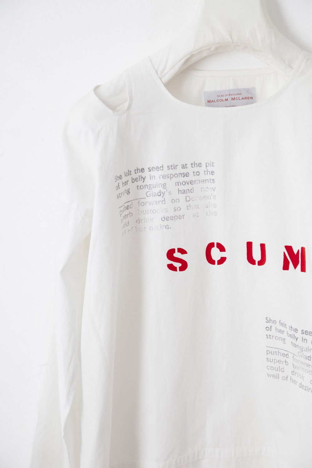 Malcolm McLaren Vintage 1990's "SCUM" Straitjacket top Size US M / EU 48-50 / 2 - 2 Thumbnail