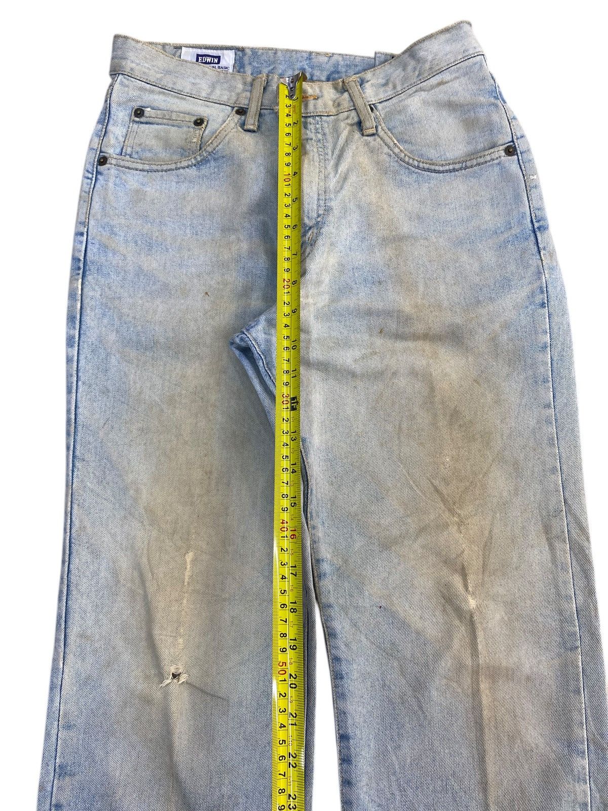 Edwin Vintage Edwin Dirty Mud Wash Style Ripped Jeans Size US 28 / EU 44 - 8 Thumbnail